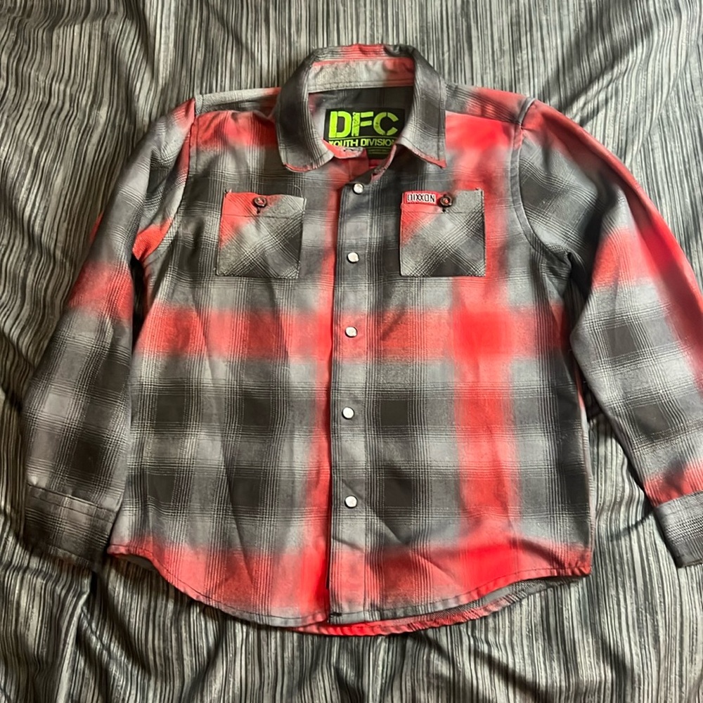 Dixxon kids size small flannel.